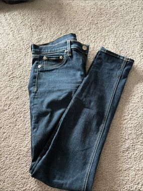 Rag & Bone Dark Indigo Women's Skinny Jeans with Stretch